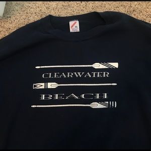 Vintage Clearwater Beach FL Crewneck
